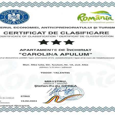 Vila Carolina Apulum Villa Alba Iulia Buitenkant foto